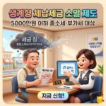 생계형-체납세금-소멸제도-5000만원이하-종소세-부가세