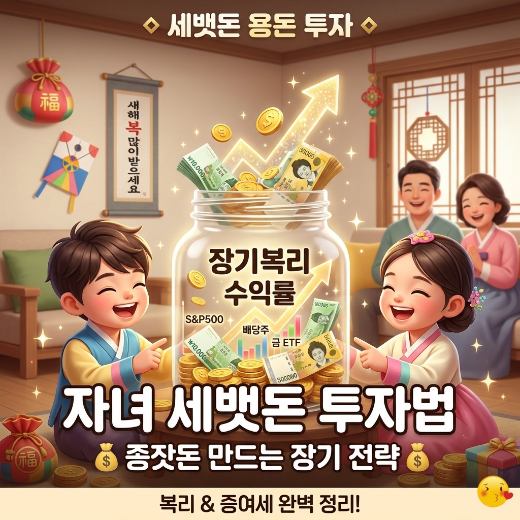 자녀용돈-세뱃돈-투자-장기전략