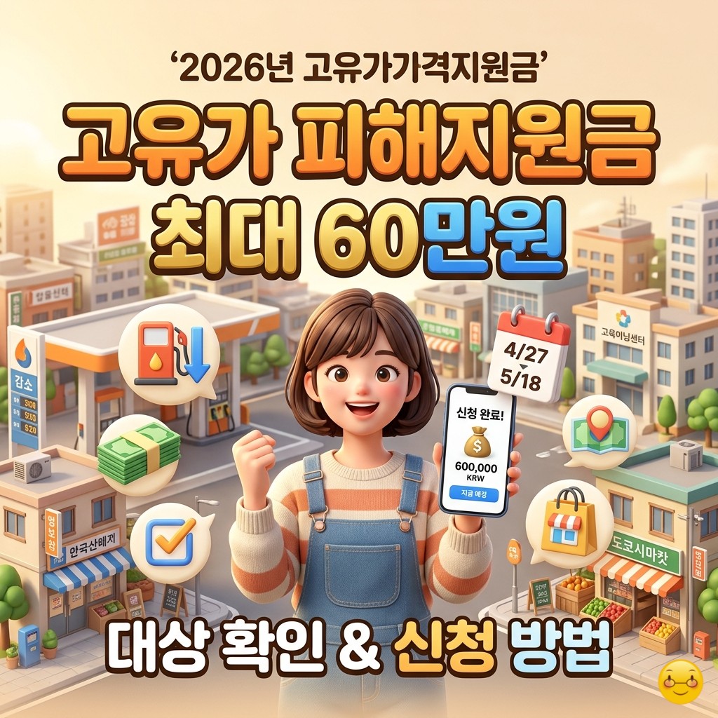 고유가피해지원금-최대60만원-4월27일부터