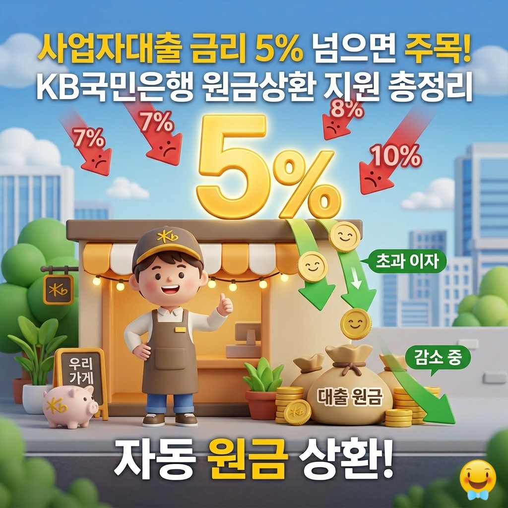 사업자대출-KB국민은행-원금상환지원