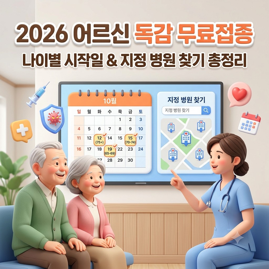 2026 어르신 독감 무료접종