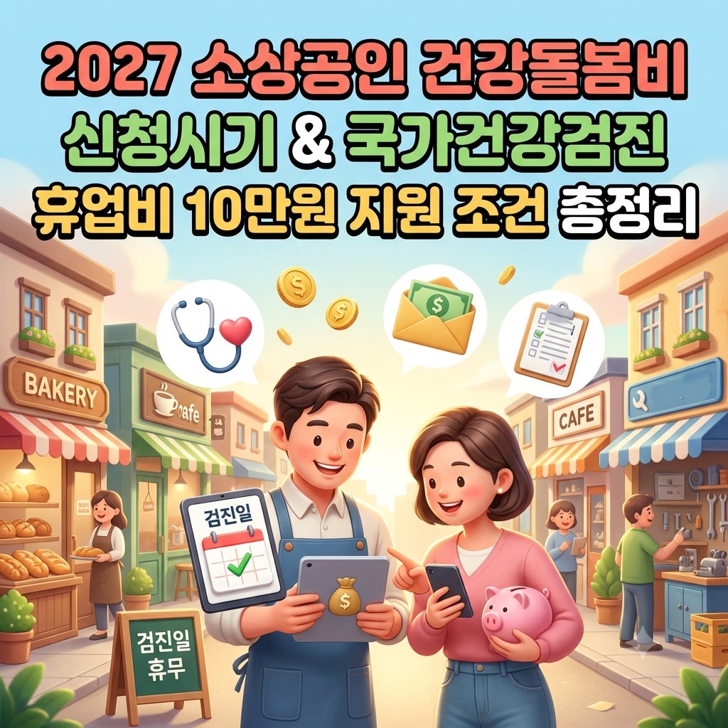 2027 소상공인 건강돌봄비