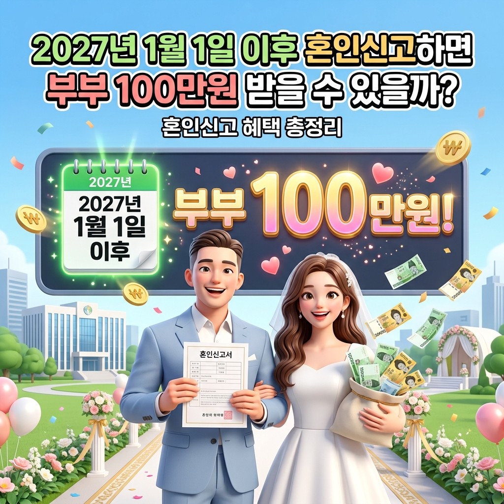 2027년 혼인지원금