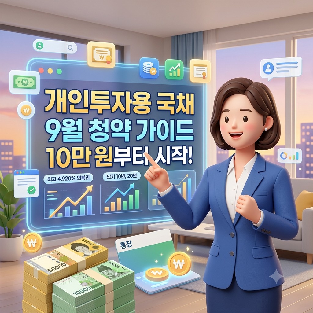 개인투자용 국채 2026년 9월 청약 가이드