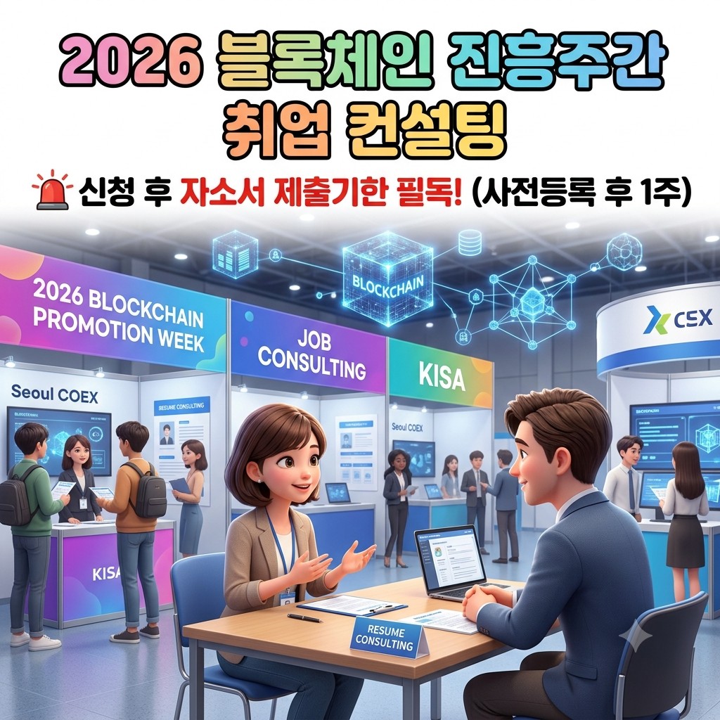 2026 블록체인 진흥주간 취업 컨설팅