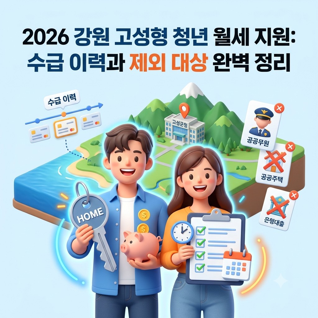 강원 고성형 청년 월세 지원
