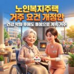 노인복지주택 거주 요건 개정안