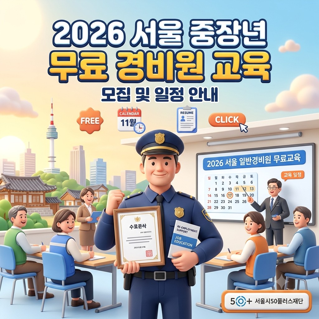 서울 일반경비원 무료교육