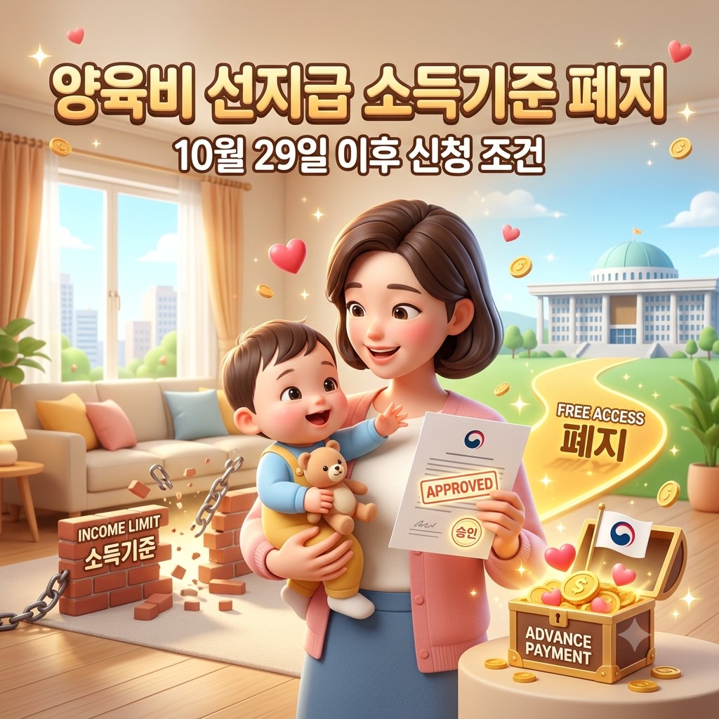 양육비 선지급 소득기준
